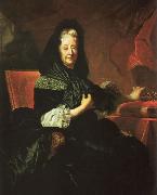 Hyacinthe Rigaud Marie d'Orleans, Duchess of Nemours oil painting